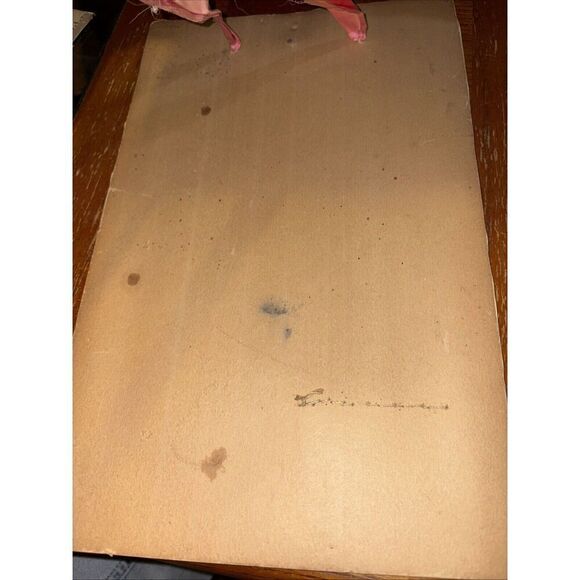 Antique 1904 Calendar with Print with Colonial Debutante Kissing Suitor - Picture 6 of 6